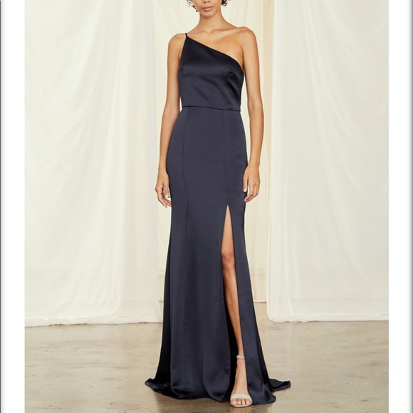 AMSALE KAIA Formal Gown Satin GB132S Rose Quartz - Picture 2 of 9